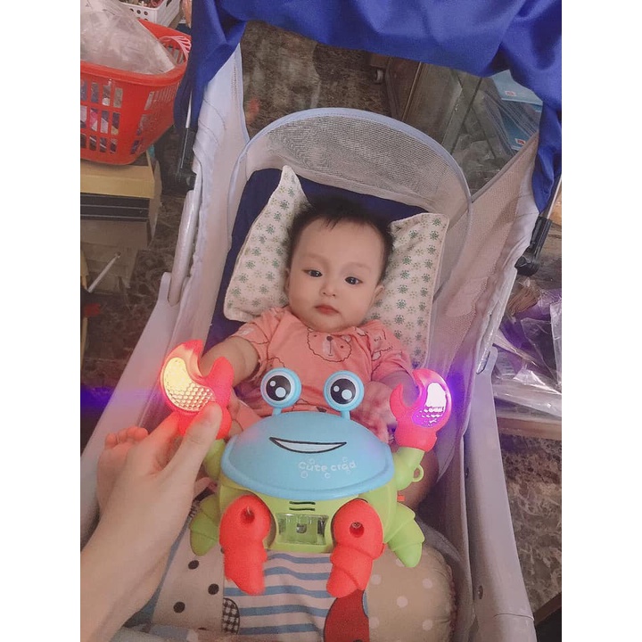 ĐỒ CHƠI CON CUA CHẠY PIN CÓ NHẠC PHÁT SÁNG