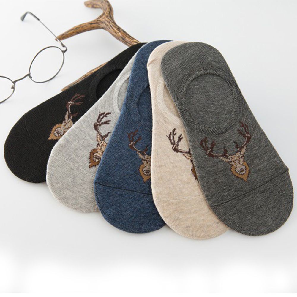 Vớ ngắn ngang mắt cá chân in họa tiết động vật cho nam giới | BigBuy360 - bigbuy360.vn