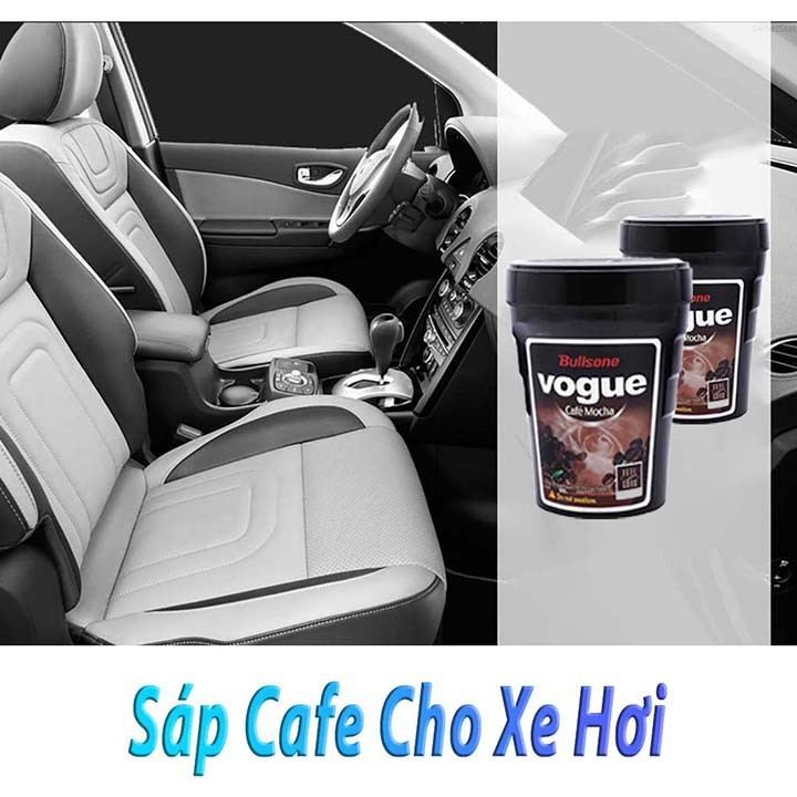 Hộp sáp thơm Cafe khử mùi Ô TÔ - BULLSONE VOGUE CAFE MOCHA - lẻ 1 hộp