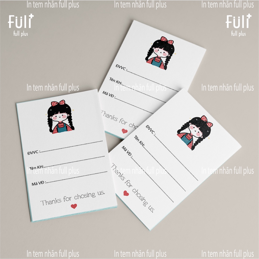 [ Sẵn ] Tem Dán Thank You, Ghi Mã Đơn Hàng, Keo Dán Sẵn Siêu Tiện Lợi