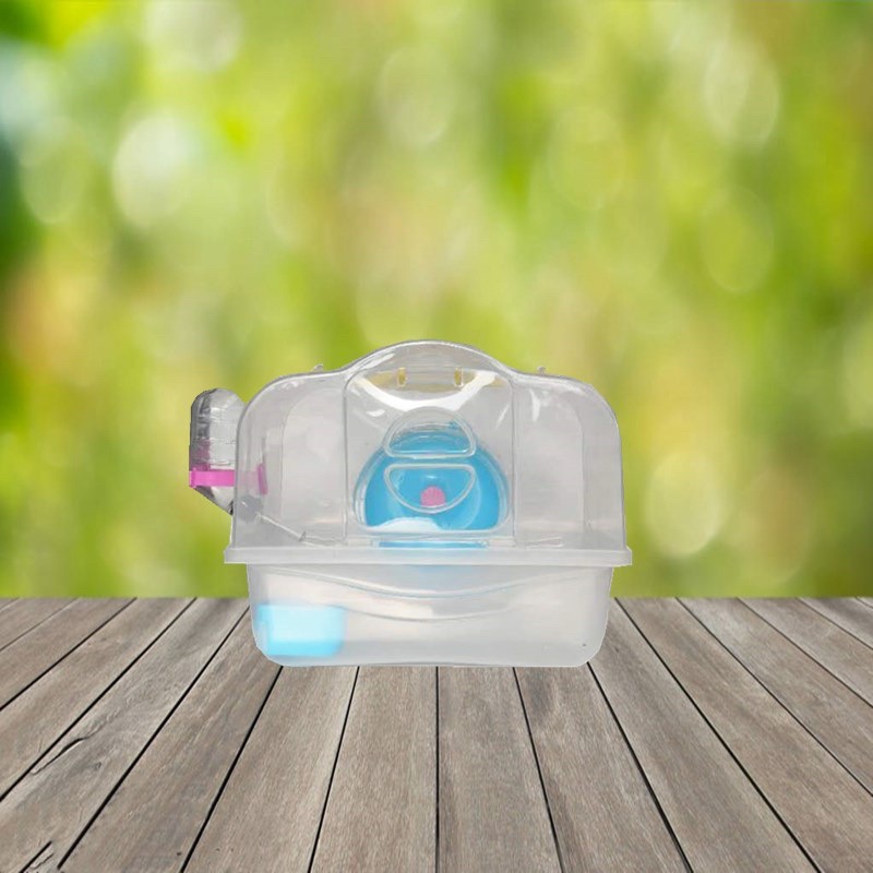 LỒNG CHUỘT HAMSTER - Lồng biệt thự gấu mini trong suốt di động cho chuột hamster thú cưng (có thể làm lồng nuôi chuột )
