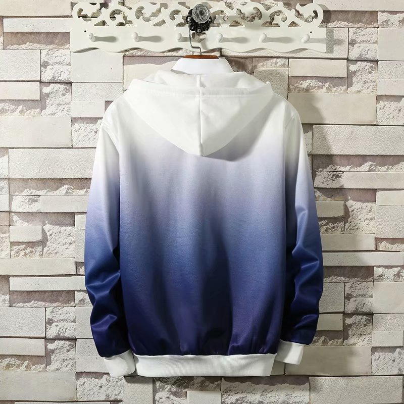3 colors M-3XL real shot spot Korean men's new version of urban fashion cool wild simple color casual design long-sleeved hoodie | BigBuy360 - bigbuy360.vn
