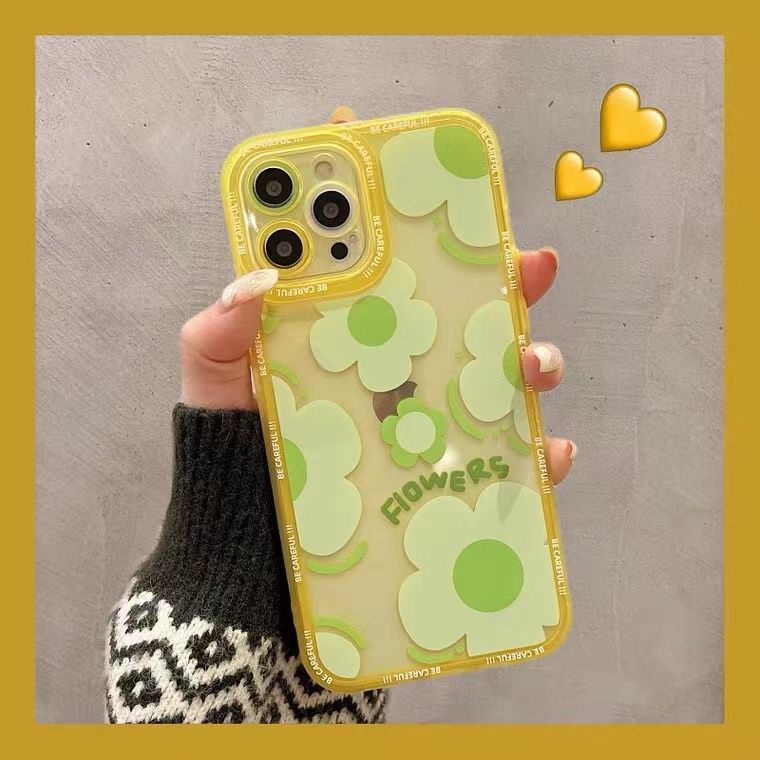 Ốp Điện Thoại TPU Dẻo Họa Tiết Hoa Xinh Xắn Cho Iphone 13 12 Mini 11 Pro X XR XS Max SE 2020 6 6S 7 8 Plus