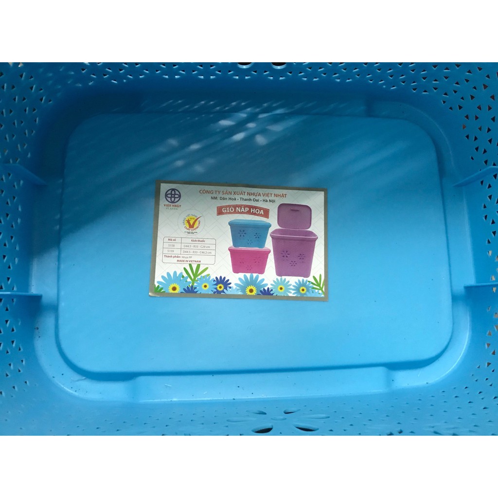 SỌT NẮP HOA ĐỰNG ĐỒ 5158 + 5159 VIỆT NHẬT-CHÍNH HÃNG,SIÊU RẺ