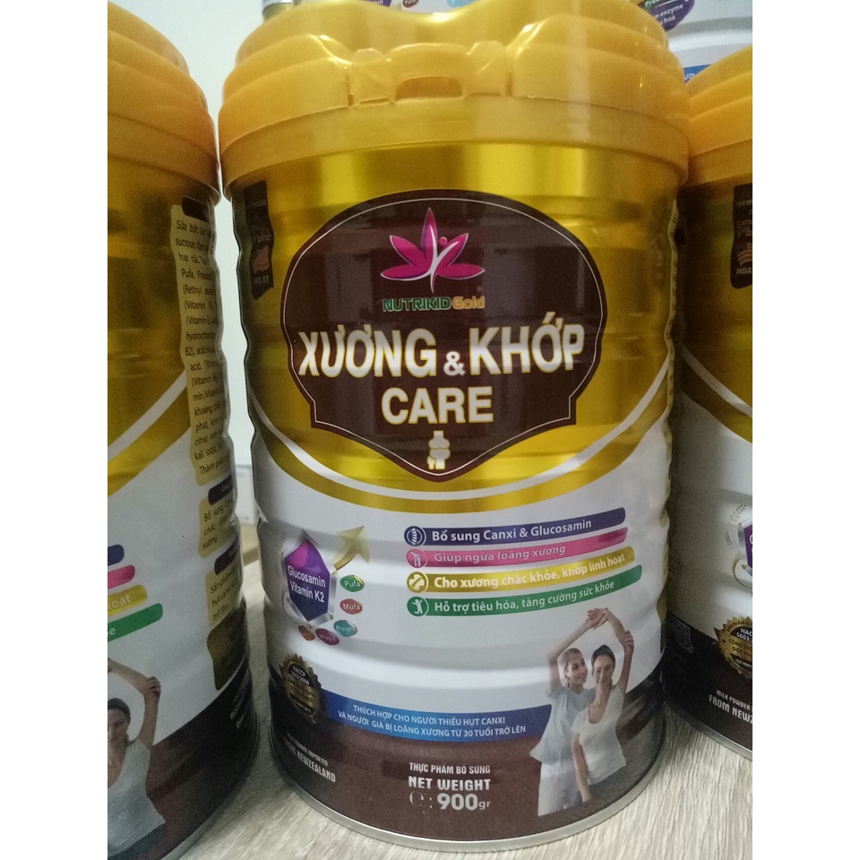 Sữa xương khớp cho người trung niên và cao tuổi Nutrikidgold care 900g