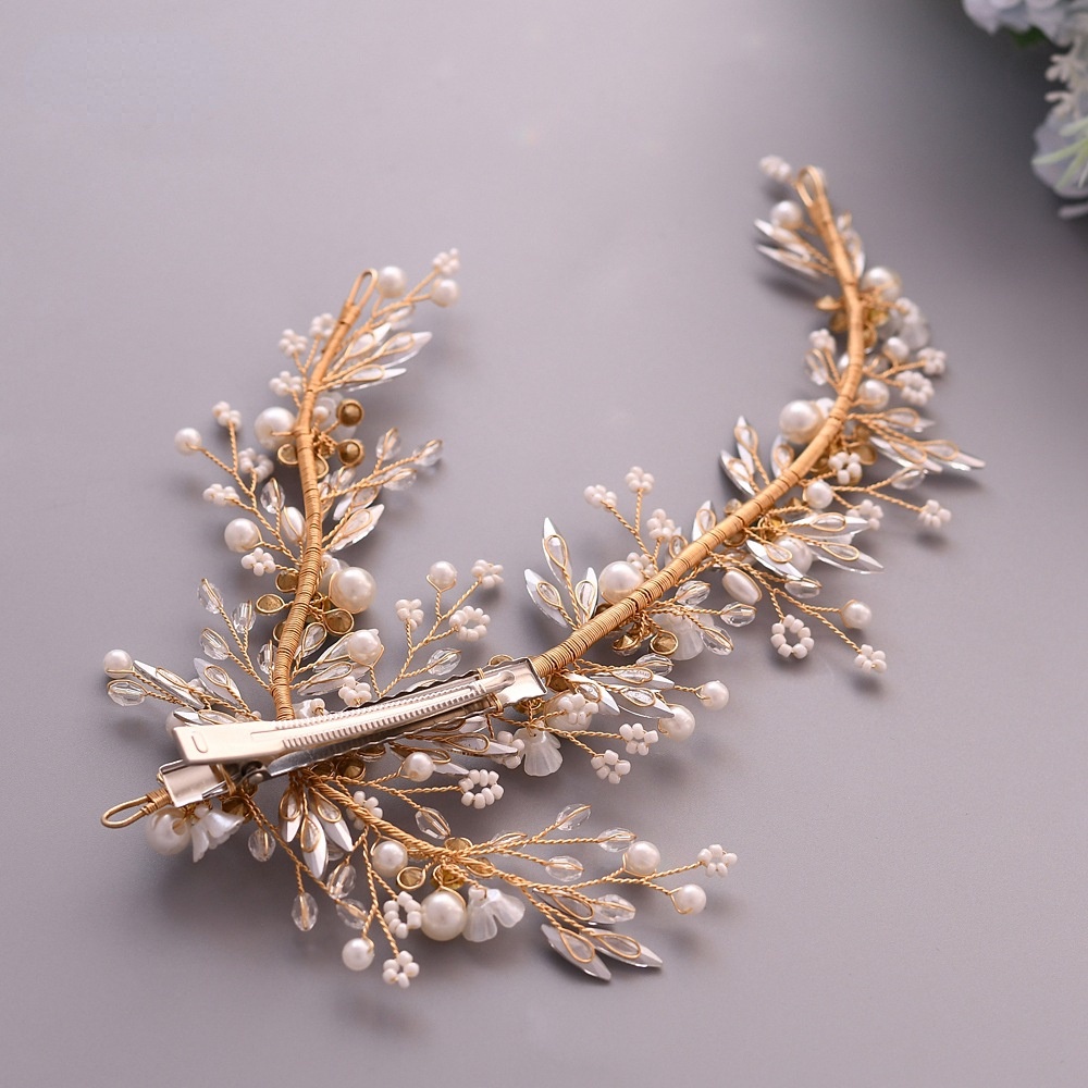 Kẹp Tóc Đính Đá Và Ngọc Trai Thời Trang Dành Cho Nữ