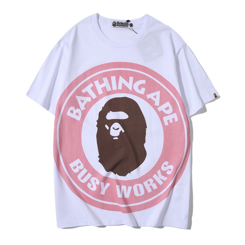 BAPE Áo Thun Tay Ngắn Cổ Tròn In Hình Chú Khỉ Thời Trang Mùa Hè 2020 Dành Cho Nam Và Nữ