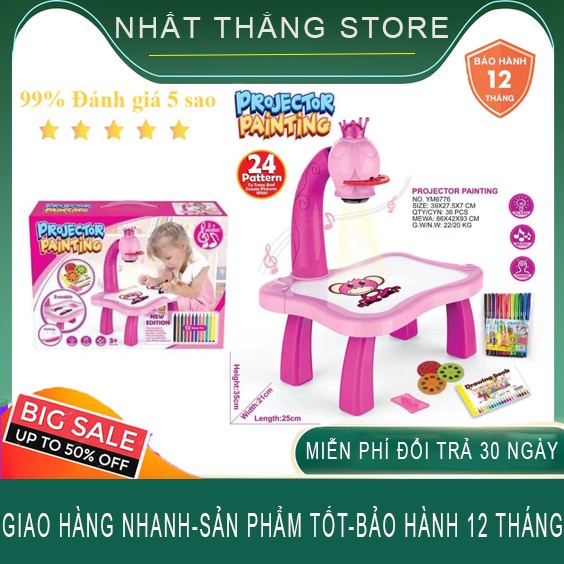 Bàn vẽ có đèn chiếu sáng thông minh cho bé, bàn học tập sáng tạo