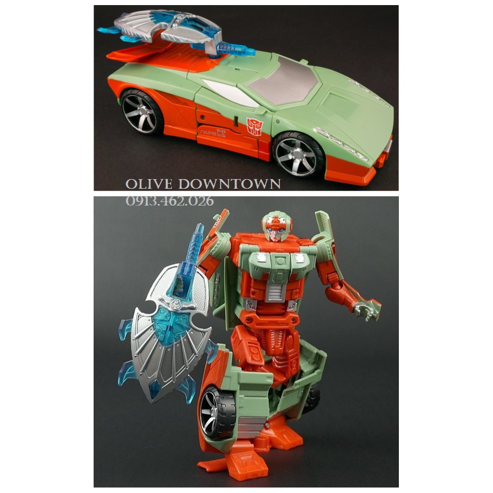 Bộ 2 Robot 14cm lắp ráp thành 2 mẫu SIÊU XE - Transformers Combiner Wars