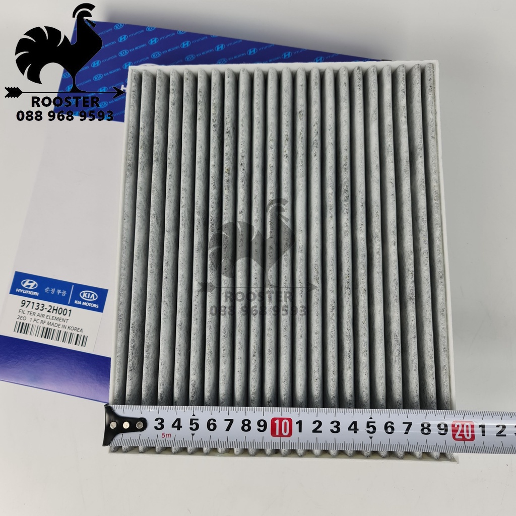 [Than Hoạt Tính] Lọc gió điều hòa, máy lạnh xe K3(12-16), Cerato(16-18),Elantra(11-15), Avante, Creta, Rondo(971332H001)