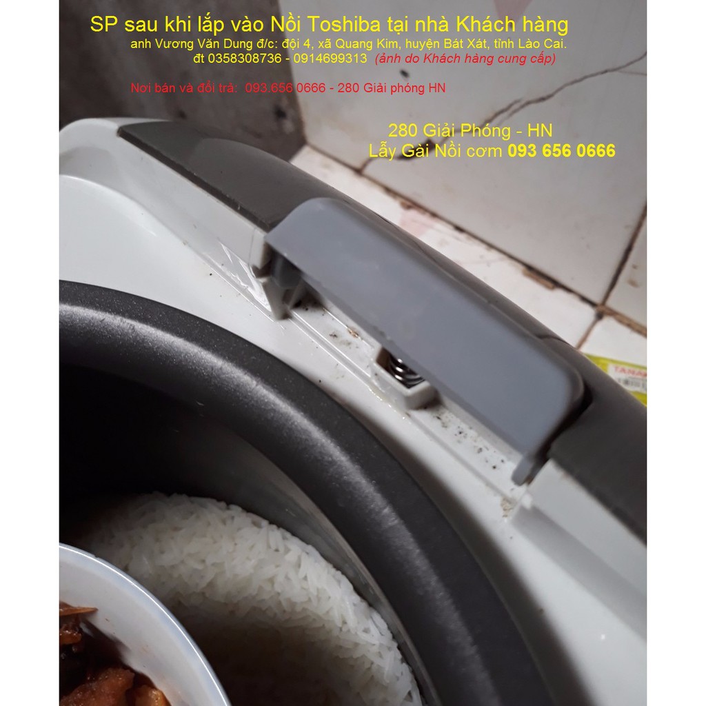 [Mã ELFLASH5 giảm 20K đơn 50K] Lẫy mở nắp nồi cơm TOSHIBA RC-18NMF / RC-10MNF, nút nhấn mở nắp | BigBuy360 - bigbuy360.vn