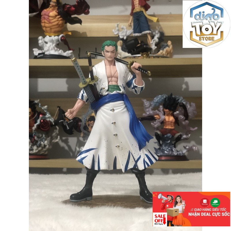 Mô Hình Nhân Vật  Roronoa Zoro Pop White - One Piece