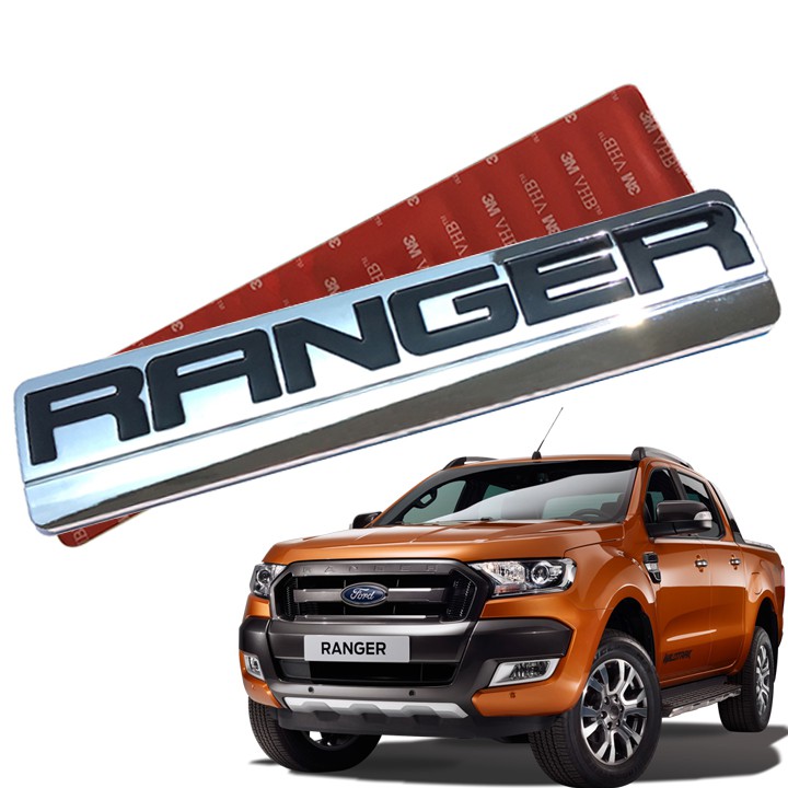 Tem Logo Nổi Ranger Dán Trang Trí Xe