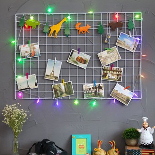 Lưới Trang Trí 2 tấm (35x45)cm, mầu trắng, kèm phụ kiện trang trí_BO3545TRANG