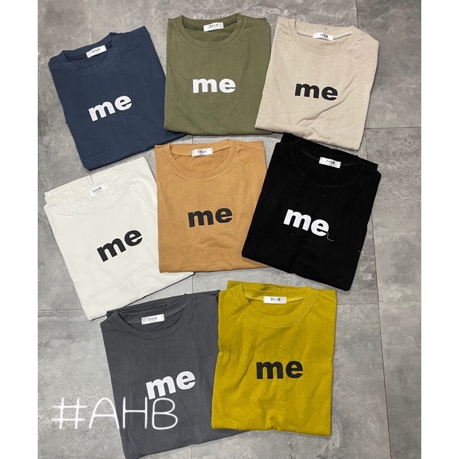 Áo phông in chữ me -phông 3158 form rộng chất dày