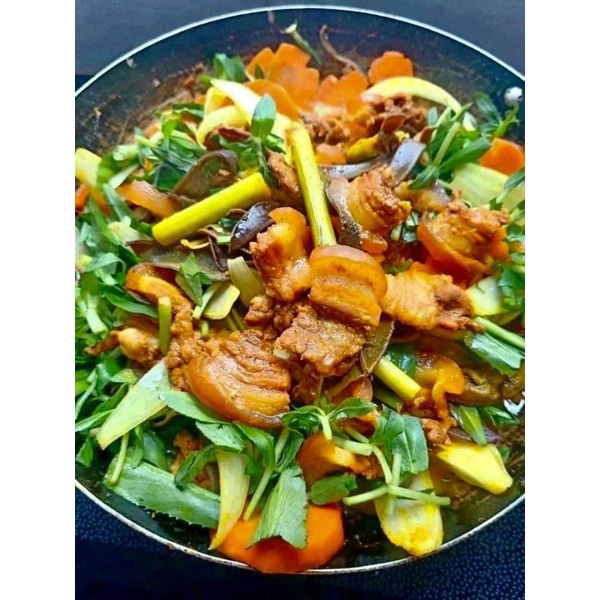 Ba rọi heo rừng khoanh 1kg.