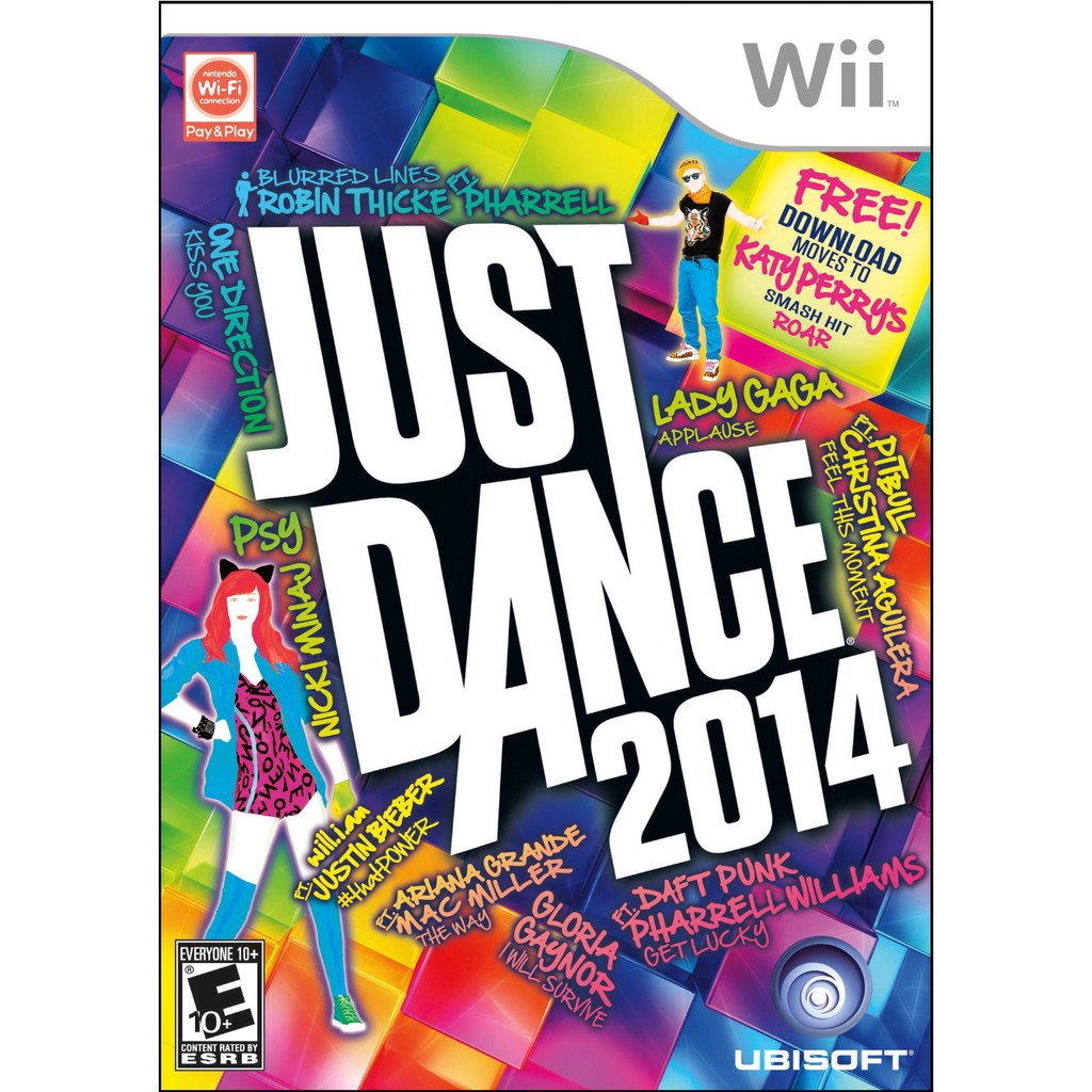 Băng Cassette Chơi Game Nintendo Wii Just Dance 2014