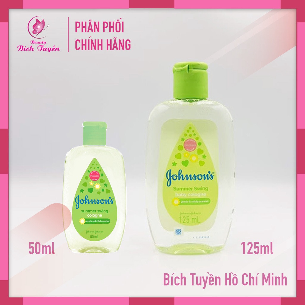 Nước Hoa Johnson's Baby Summer Swing Hương Mùa Hè Ban Mai - Nước Hoa Em Bé 50-125ml - Johnsons - Johnson BT Cosmetic