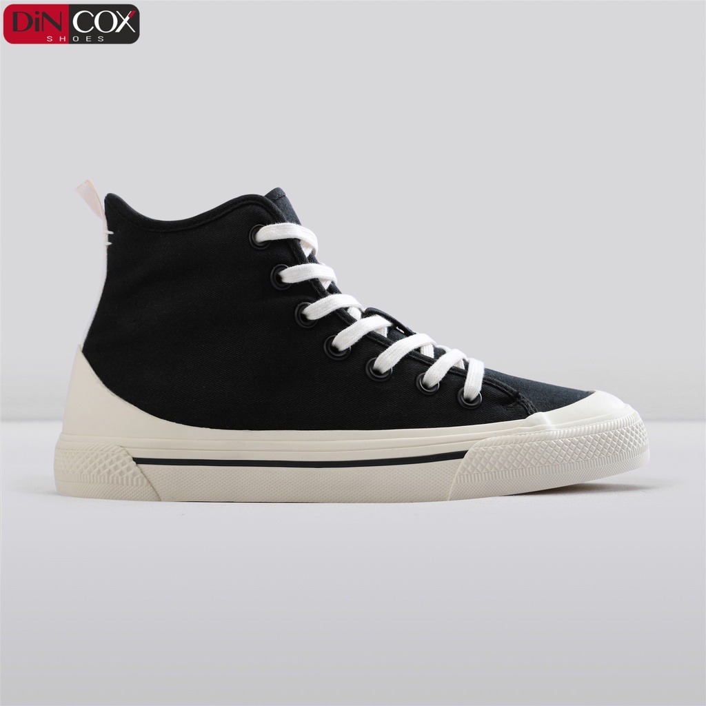 Giày Sneaker Vải Nữ DINCOX D09 Năng Động Cá Tính Black