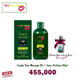 Bộ Tinh Dầu Massage Yoni Nhân Đôi Cảm Giác Từ Úc