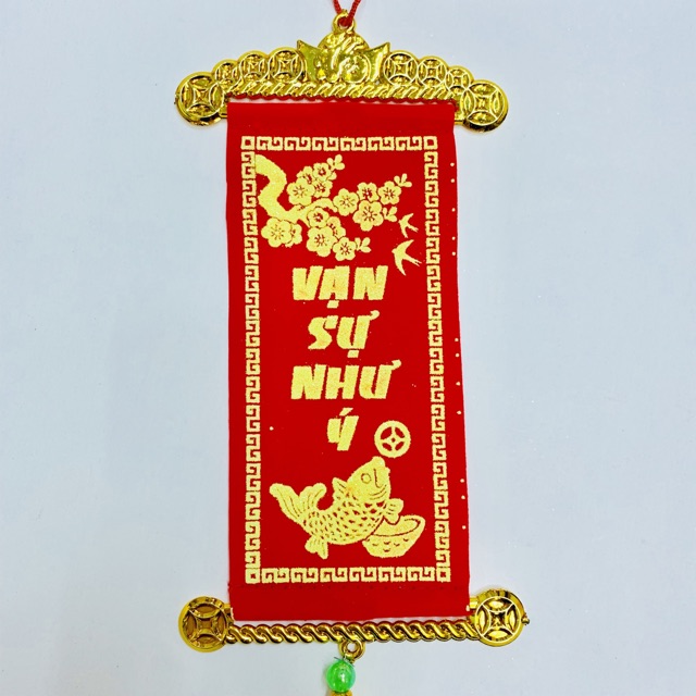 Sét 8 dây liễng treo cây mai trang trí tết dài 17cm