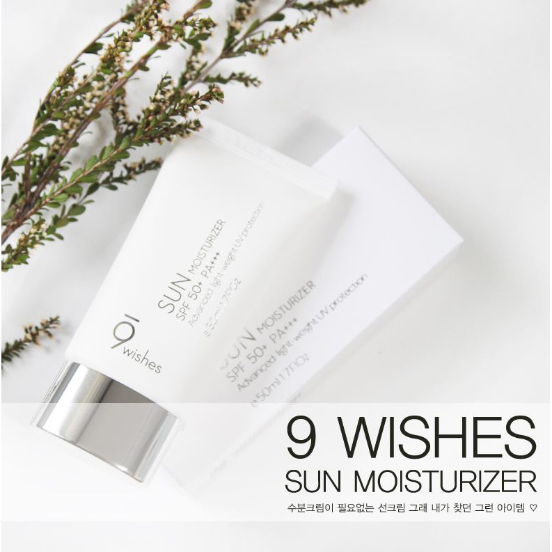 Kem chống nắng 9WISHES SUN MOISTURIZER SPF 50+ PA+++ 50ML | BigBuy360 - bigbuy360.vn