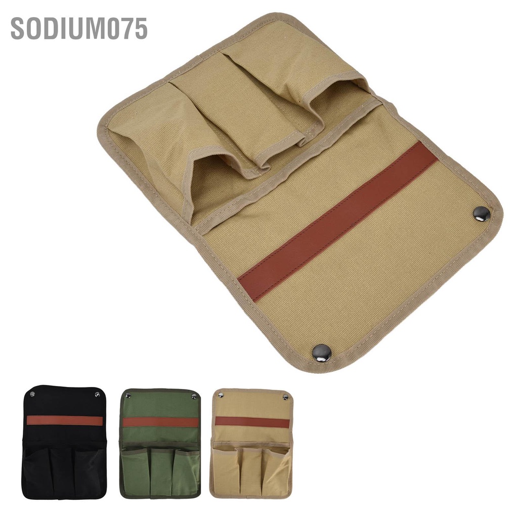 Sodium075 Túi treo lưu trữ Di động Trọng lượng nhẹ Bên ghế đa chức năng Tay vịn cho Cắm trại dã ngoại ngoài trời