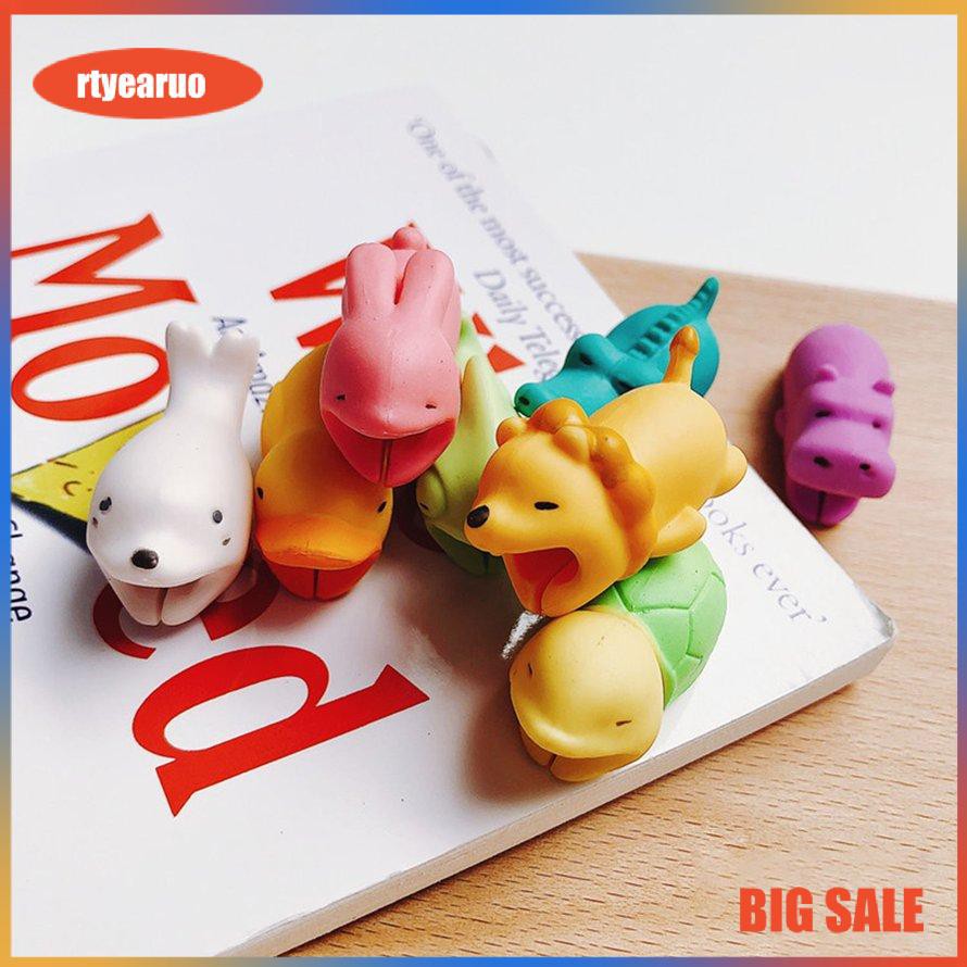 Phụ kiện bảo vệ đầu dây cáp thiết kế kiểu động vật đáng yêu