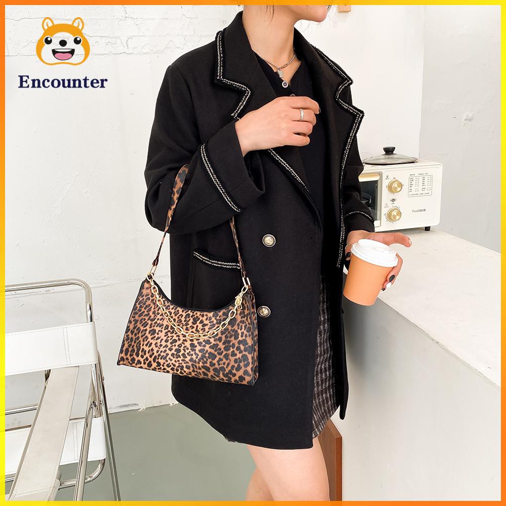 Fashion Animal Pattern Leather Shoulder Bag Women Underarm Top-handle Purse ○encounter○