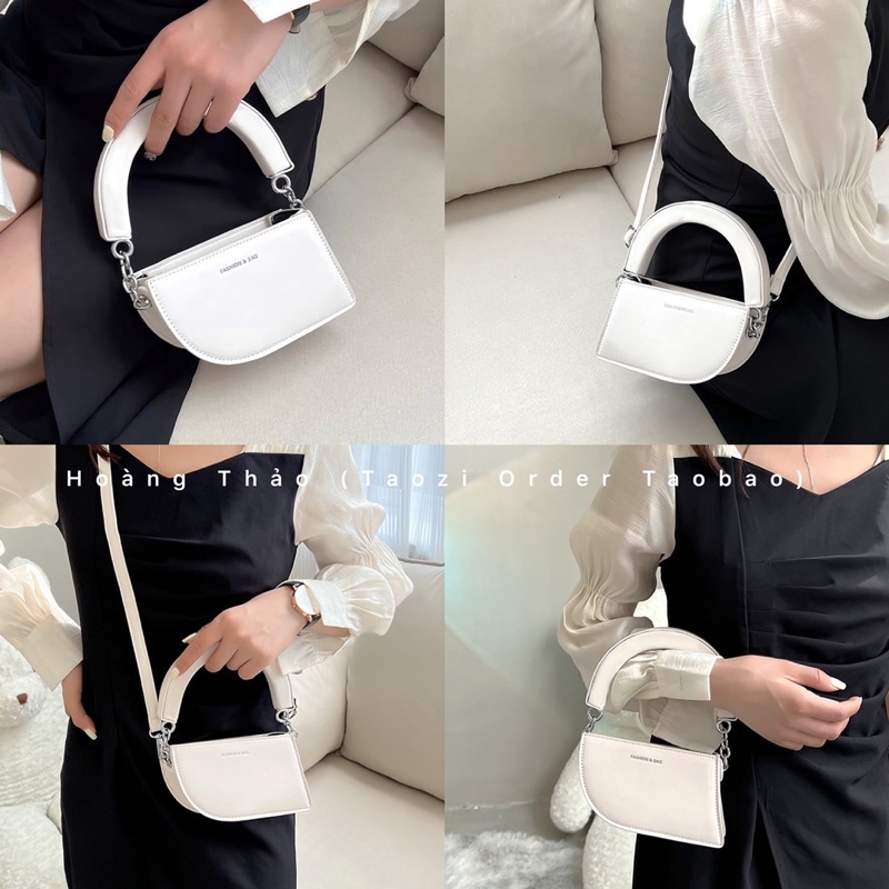 Túi mini đeo chéo thiết kế mới độc lạ quai xách màu xanh hot trend 2022