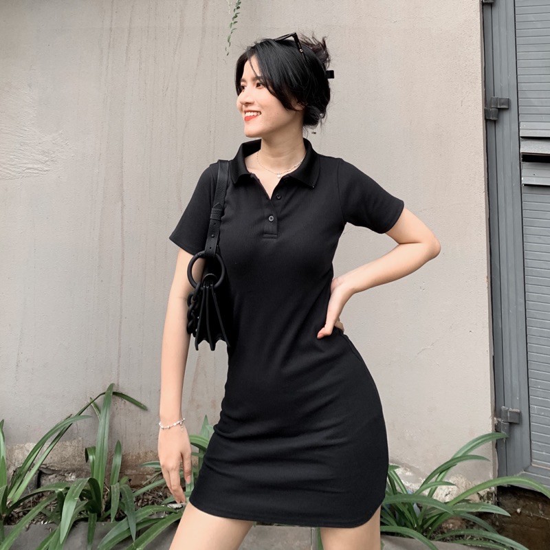 Đầm ôm body Cổ Polo - Cổ Trụ | BigBuy360 - bigbuy360.vn