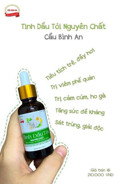 Tinh Dầu Tỏi Cầu Bình An 30ml