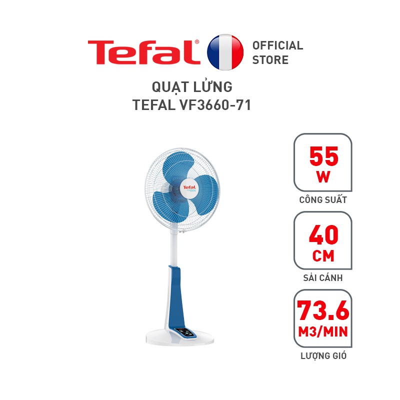 Quạt đứng Tefal VF3660-71 55W