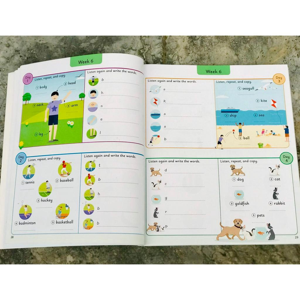 English For Everyone Junior 5 words a day - bản offset đẹp, tặng file mp3