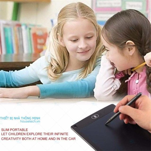 Bảng Viết Bảng Vẽ Điện Tử Thông Minh LCD Tự Động Xóa Thúc Đẩy Tư Duy Sáng Tạo Cho Bé 8.5 inch