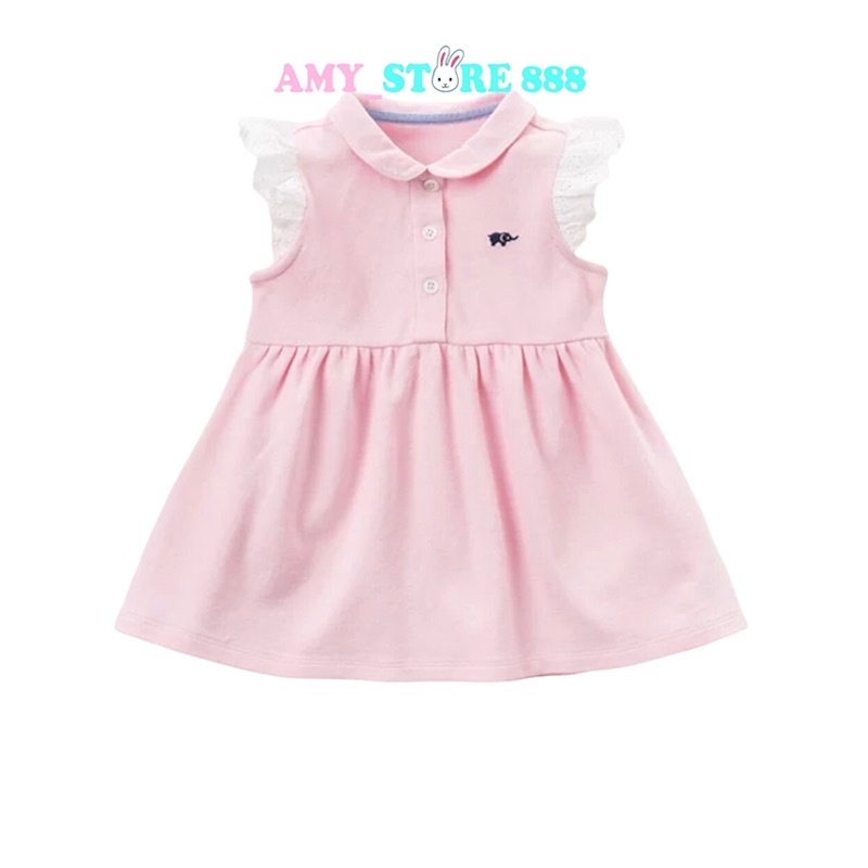 Váy đầm polo Dave&Bella chất vải mỏng mềm thoáng mát cho bé gái-Amystores