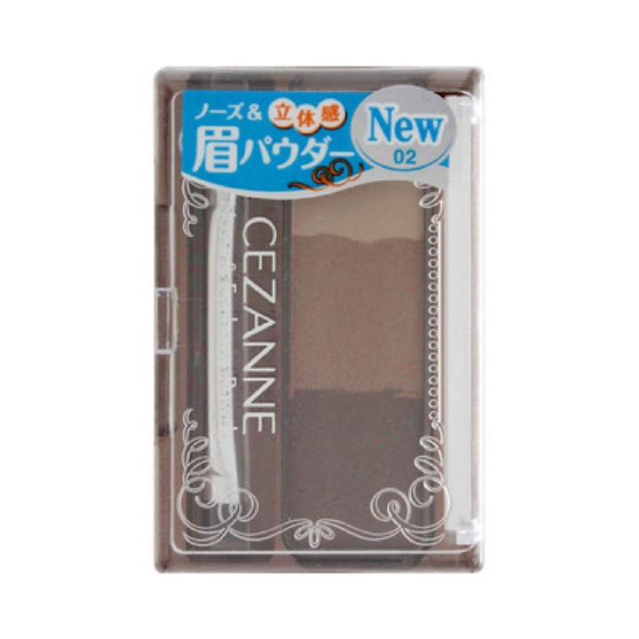 Bột vẽ chân mày và mũi Cezanne Nose & Eyebrow 3g