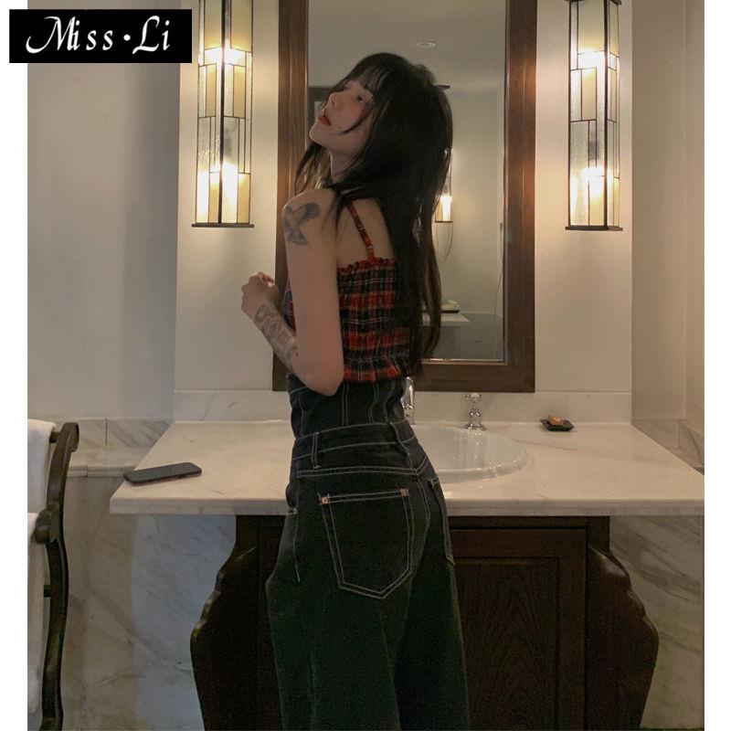 Áo Hai Dây Họa Tiết Kẻ Sọc Thiết Kế Mới Quyến Rũ Phong Cách Pháp Cổ Điển Dành Cho Nữ 2022