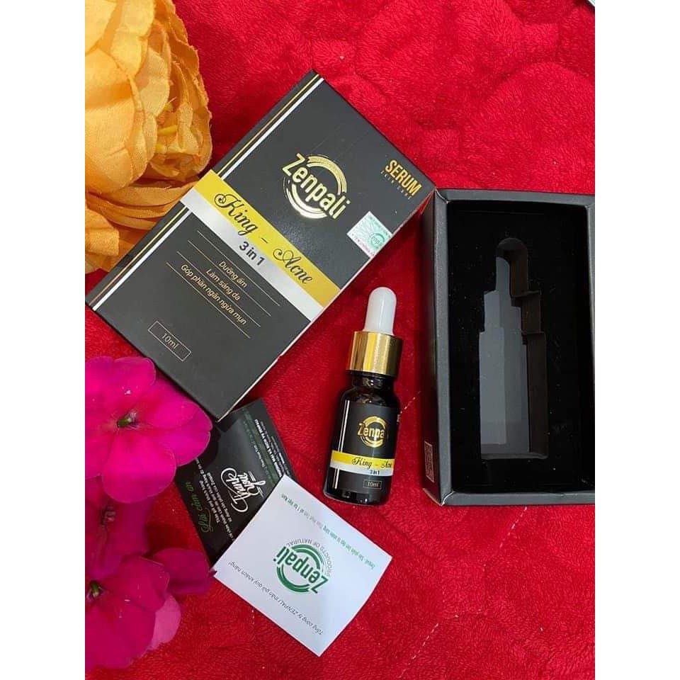 Serum Làm Giảm Và Ngăn Ngừa Mụn King Acne Zenpali  - Ngừa Mụn, Trắng Da, Dưỡng Ẩm, Làm Mờ Vết Thâm Mụn