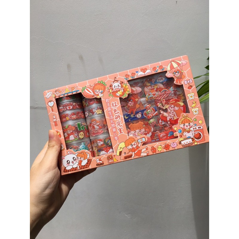 Box washi kèm sticker xinh xắn