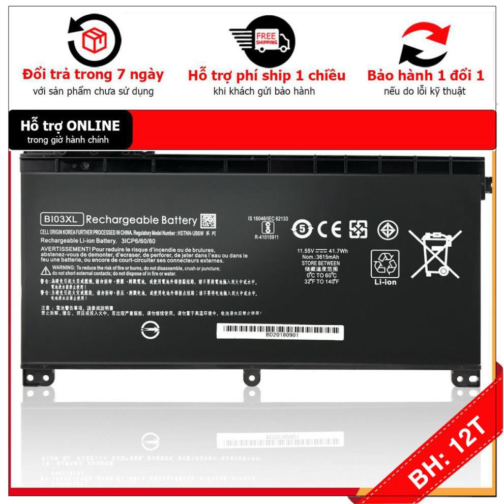 BH12TH 💖 PIN ZIN MỚI 100% 💖 Battery Laptop HP Pavilion X360 13-u 14-ax BI03XL ON03XL Originals