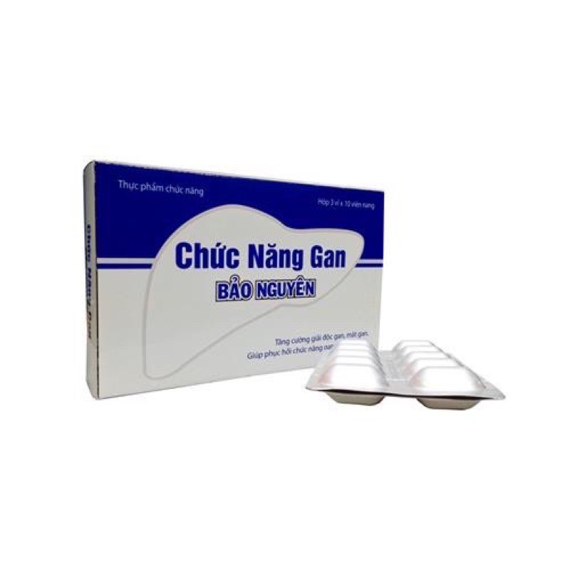 Chức năng gan Bảo Nguyên - Hộp 30 viên