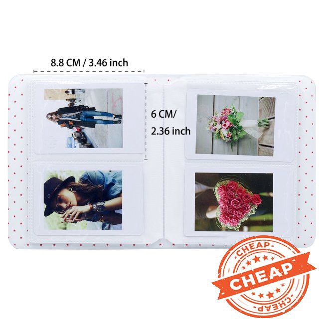 Photo Paper Film Album Set for Fujifilm Instax Mini Camera, Polaroid Snap, Z2300, SocialMatic & Zip