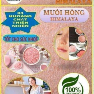 Muối hồng himalayan qaisar( muối ăn và làm đẹp)