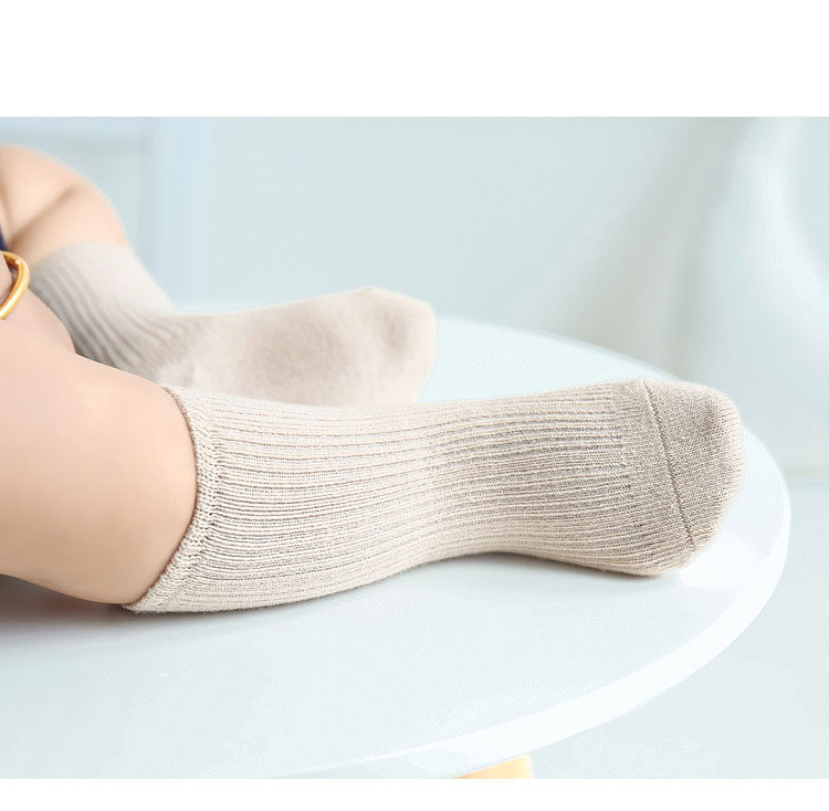 Set 3 đôi tất bằng cotton nhiều màu sắc thời trang thu đông cho bé