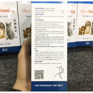 THUỐC XỊT TRỊ VE CHÓ MÈO