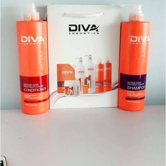 Cặp dầu gội DIVA thơm mềm mượt