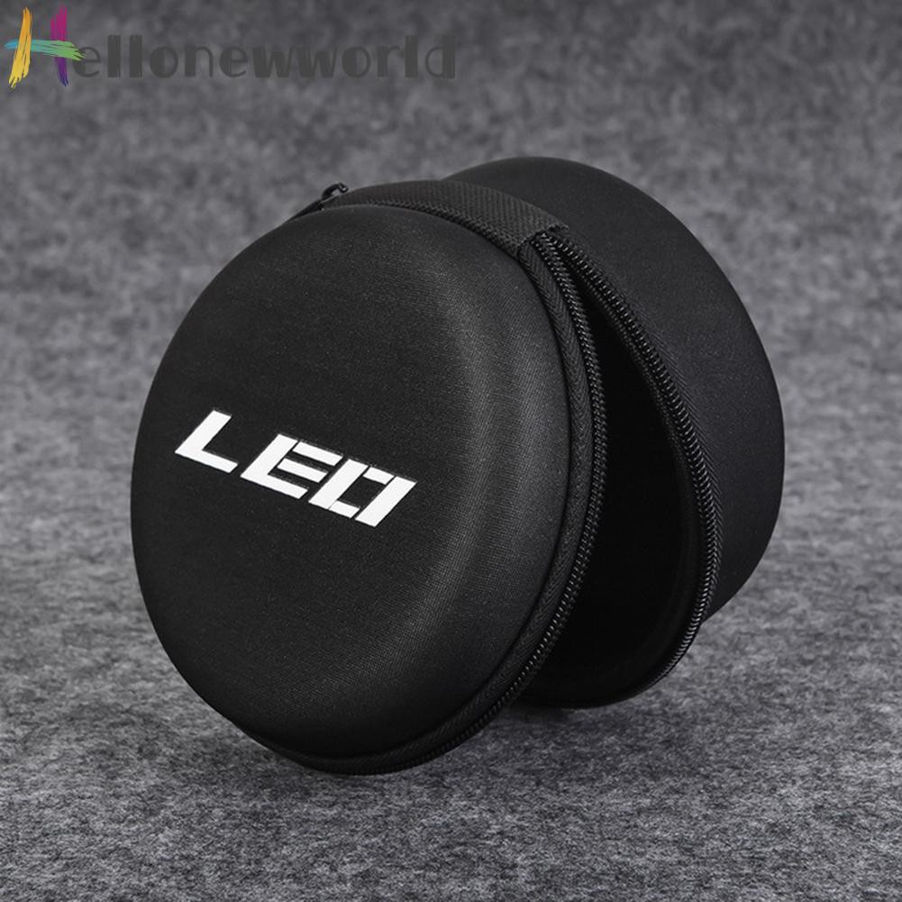 Hellonewworld LEO Round Fishing Reel Storage Bag EVA Fly Raft Reels Protective Pouch Case