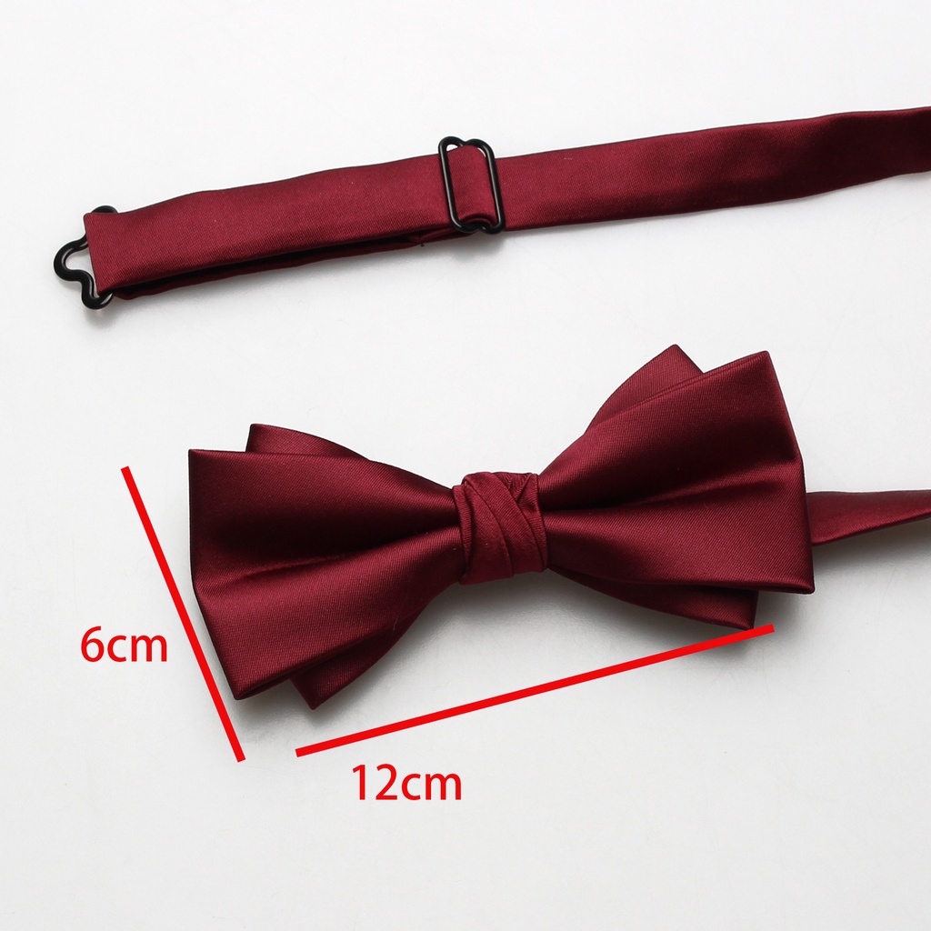 Nơ Nhiều Màu Sắc Bằng Lụa Polyester Thời Trang Cho Nam