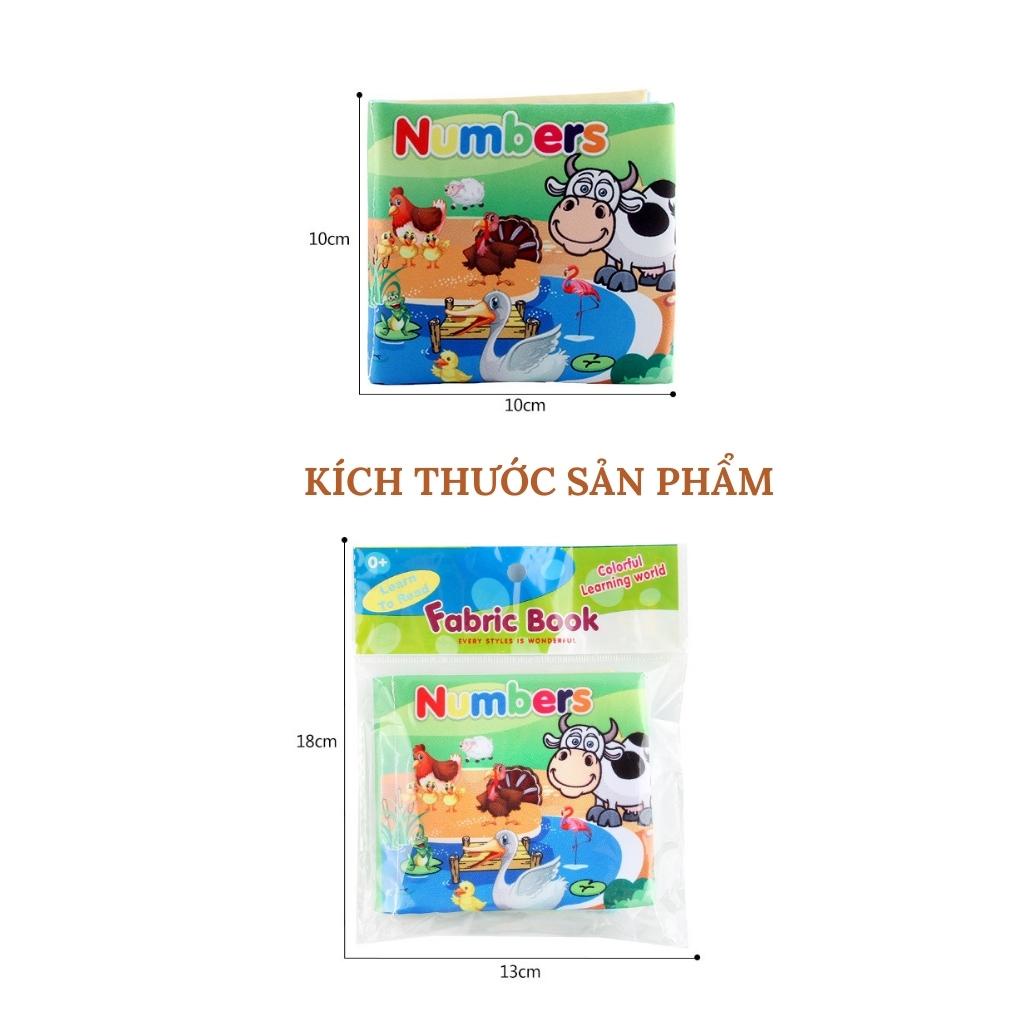 Sách Vải- Sách Vải Cho Bé Nhiều Chủ Đề Bằng Tiếng Anh Giúp Bé Kích Thích Thị Giác Bé Vừa Học Vừa Chơi Tuệ Minh Kid's